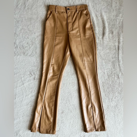 Abercrombie & Fitch The Skinny Ultra High Rise Faux Leather Pants - Picture 6 of 14